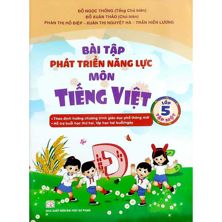 Sách bổ trợ (SBT) - Bài Tập Phát Triển Năng Lực Môn Tiếng Việt Lớp Lớp 5 Tập 1 Kết nối tri thức