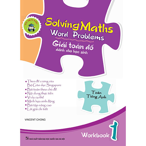 Sách bổ trợ (SBT) - Solving Maths Word Problems - Giải Toán Đố Dành Cho Học Sinh - Workbook Lớp 1 Kết nối tri thức