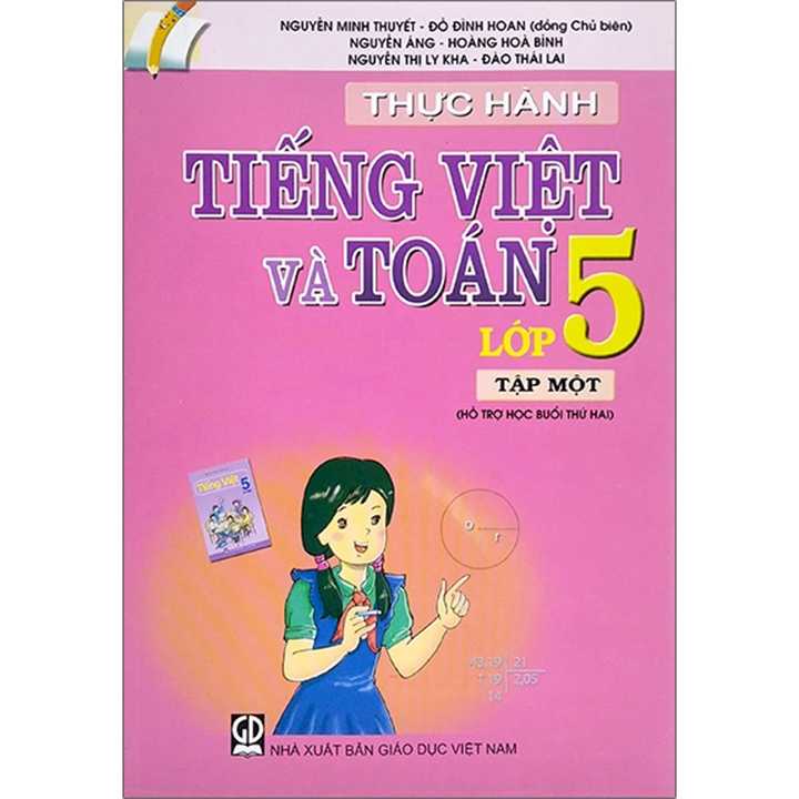 Sách bổ trợ (SBT) - Thực Hành Tiếng Việt Và Toán Lớp Lớp 5 Tập 1 Kết nối tri thức