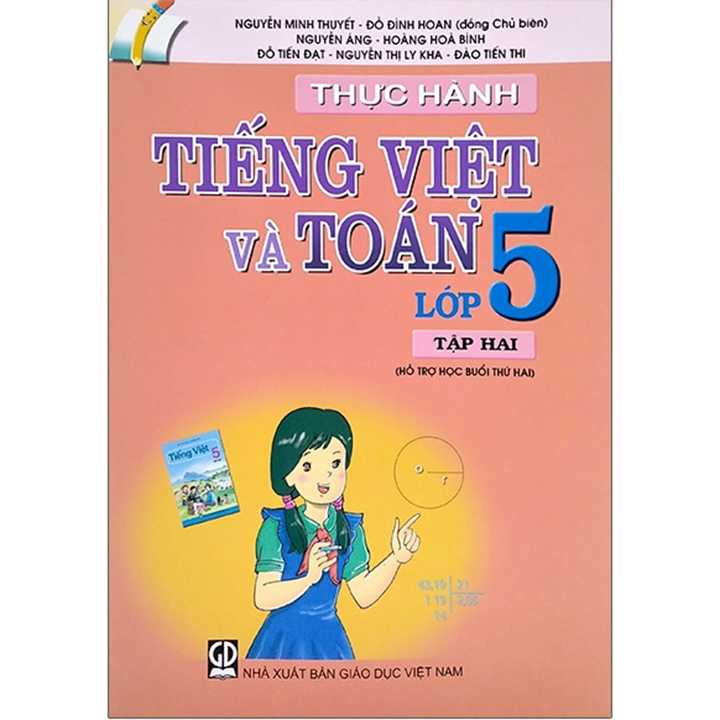 Sách bổ trợ (SBT) - Thực Hành Tiếng Việt Và Toán Lớp Lớp 5 Tập 2 Kết nối tri thức
