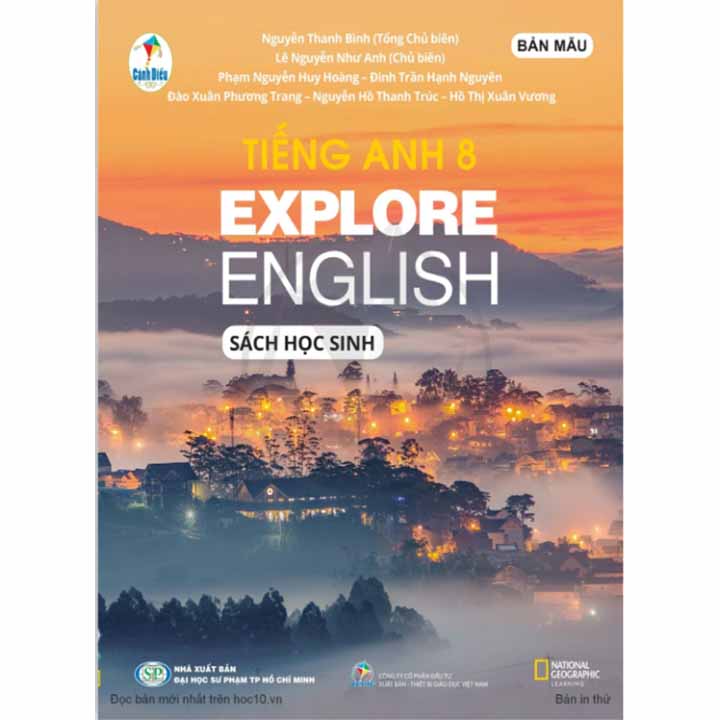 Sách giáo khoa (SGK) - Tiếng Anh Lớp 8 Cánh diều