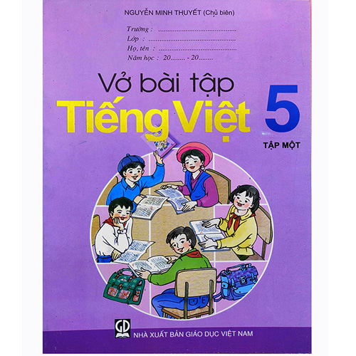 Sách giáo khoa (SGK) - Vở Bài Tập Tiếng Việt Lớp 5 Tập 1 Kết nối tri thức với cuộc sống