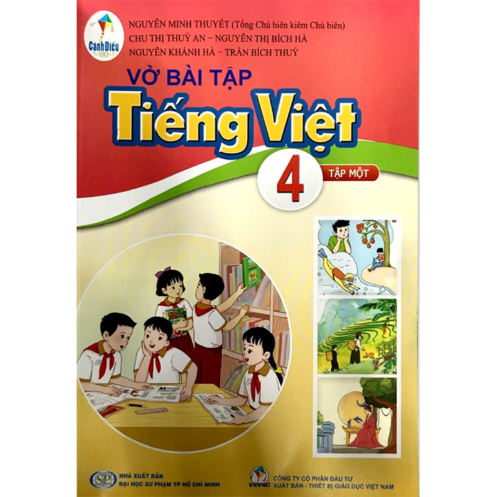 Sách giáo khoa (SGK) - Vở Bài Tập Tiếng Việt Lớp Lớp 4 Tập 1 Cánh diều