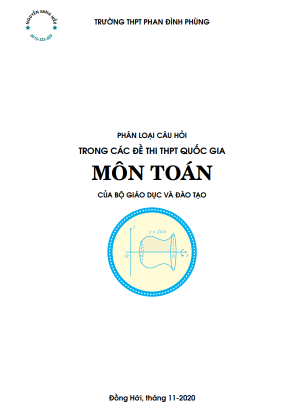 Phân loại câu hỏi trong các đề thi THPT Quốc gia môn Toán của Bộ GD ĐT