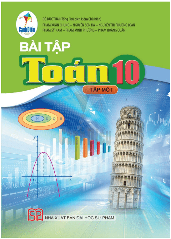 Sách bài tập lớp 10 môn Toán (tập 1) (Cánh Diều)