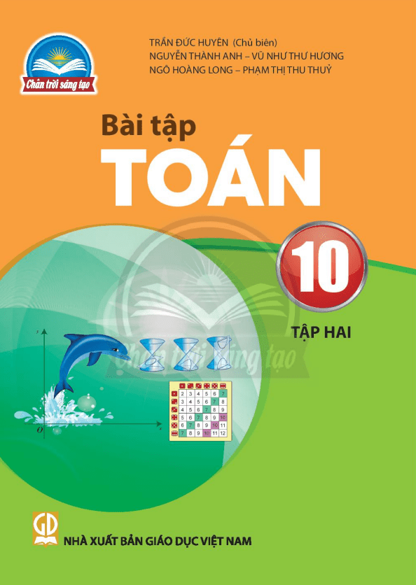 Sách bài tập lớp 10 môn Toán (tập 2) (Chân Trời Sáng Tạo)