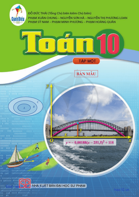 Sách giáo khoa lớp 10 môn Toán (tập 1) (Cánh Diều)