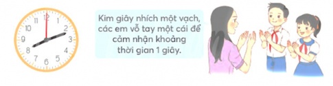 Vỗ tay theo sự di chuyển của kim giây