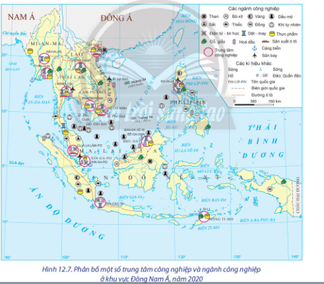 Dựa vào hình 12.7, hình 12.8 và thông tin trong bài, hãy trình bày và giải thích sự phát triển các ngành kinh tế của khu vực Đông Nam Á.