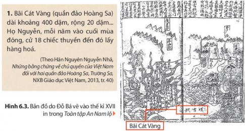 Khai thác tư liệu 1, 2 và thông tin trong mục, hãy mô tả quá trình thực thi chủ quyền đối với quần đảo Hoàng Sa và quần đảo Trường Sa của người Việt Nam trong các thế kỉ XVII - XVIII. Những việc làm đó có ý nghĩa như thế nào?