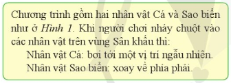 Để tạo chương trình Khám phá đại dương, em hãy thực hiện lần lượt các bước sau