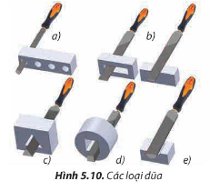 Em hãy mô tả cấu tạo và công dụng của từng loại đũa trong Hình 5.10.