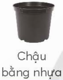 Em hãy ghép hình các chậu trồng hoa, cây cảnh dưới đây với đặc điểm của chúng sao cho phù hợp.
