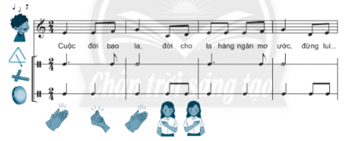 Giải bài tập 9 trang 27 sách bài tập (SBT) âm nhạc 7 chân trời sáng tạo