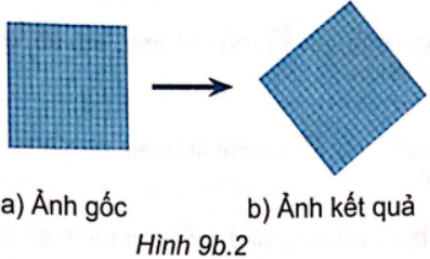 Quan sát Hình 9b.2 và cho biết ảnh kết quả thu được sau khi sử dụng lệnh nào?