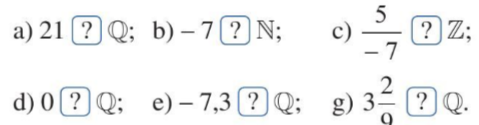 Giải bài 1 Tập hợp Q các số hữu tỉ