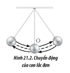 Một vật nặng có khối lượng bằng 5 kg được buộc vào một dây dài 0,8 m và thả cho chuyển động trong mặt phẳng thẳng đứng như Hình 21.2
