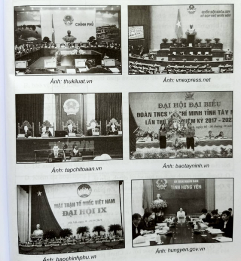 Quan sát các hình ảnh dưới đây và cho biết đâu không phải là cơ quan trong bộ máy nhà nước Cộng hoà xã hội chủ nghĩa Việt Nam