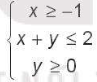 Giá trị lớn nhấ của biểu thức F(x; y) = 3x + y với (x; y) thuộc miền nghiệm của hệ bất phương trình