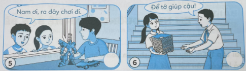 ) vào trong tranh thể hiện việc làm nhằm duy trì mối quan hệ