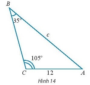 Giải bài 2 Định lí côsin và định lí sin