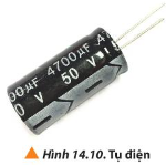 Xét tụ điện như Hình 14.10.  a) Tính điện tích cực đại mà tụ có thể tích được. b) Muốn tích cho tụ điện một điện tích là $4,8.10^{-4}$ C thì cần phải đặt giữa hai bản tụ một hiệu điện thế là bao nhiêu?