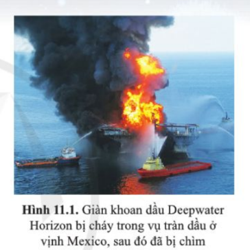 Vào ngày 20 tháng 4 năm 2010, một vụ nổ xảy ra trên giàn khoan dầu Deepwater Horizon ở vịnh Mexico (hình 11.1). Khoảng 5 triệu barrel (1 barrel = 158,97 lít) dầu tràn trên biển...