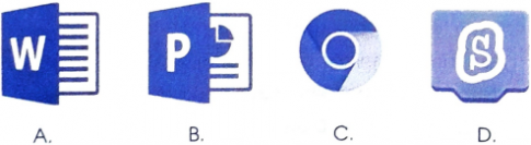 Em chọn biểu tượng nào sau đây để kích hoạt phần mềm soạn thảo văn bản Microsoft Word?