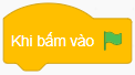 Để lập trình điều khiển khi có sự kiện gõ phím A trên bàn phím, em dùng lệnh nào?