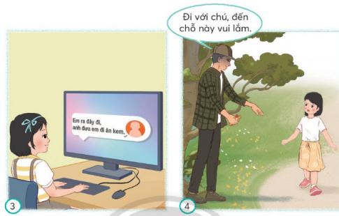 Nhận diện nguy cơ bị xâm hại tình dục qua những tranh sau. 