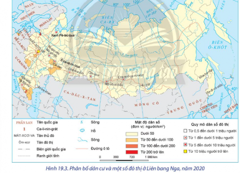 - Trình bày những đặc điểm về dân cư và xã hội của Liên bang Nga. - Cho biết đặc điểm dân cư và xã hội có ảnh hưởng như thế nào đến sự phát triển kinh tế- xã hội của Liên bang Nga.