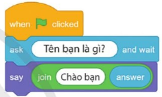 Em hãy chạy thử chương trình và giải thích ý nghĩa của mỗi lệnh