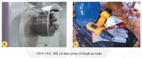 - Biện pháp an toàn trong mỗi hình là biện pháp gì?