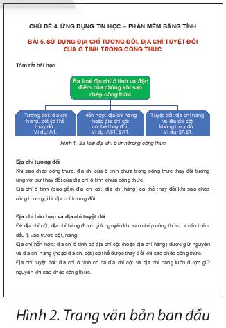 Em hãy nêu các việc cần thực hiện để từ văn bản ở Hình 2 ta có được văn bản ở Hình 1.