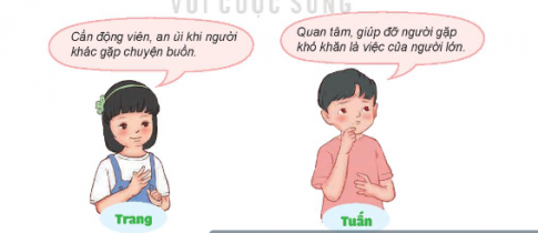 Em đồng tình hay không đồng tình với ý kiến nào dưới đây? Vì sao? 