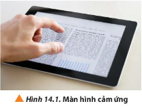 Màn hình cảm ứng (Hình 14.1) được sử dụng ngày càng phổ biến. Trong đó, màn hình cảm ứng điện dung (sử dụng tụ điện) hoạt động dựa vào khả năng...