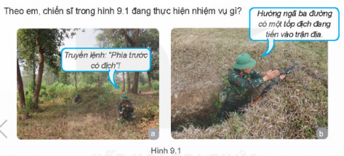 Giải Quốc phòng an ninh 11 Kết nối Bài 9. Nhìn, nghe, phát hiện địch, chỉ mục tiêu, truyền tin liên lạc, báo cáo