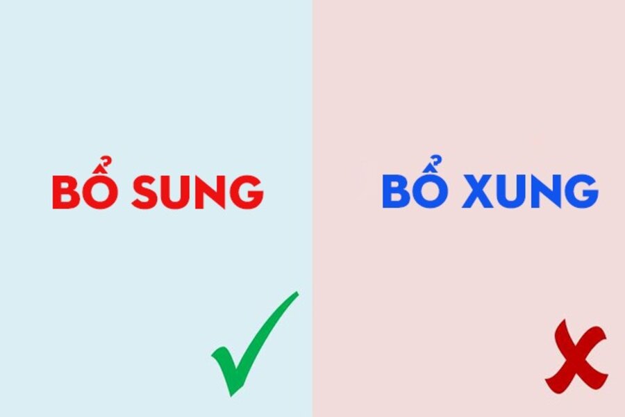 Bổ sung hay bổ xung: Từ nào là từ đúng chính tả?