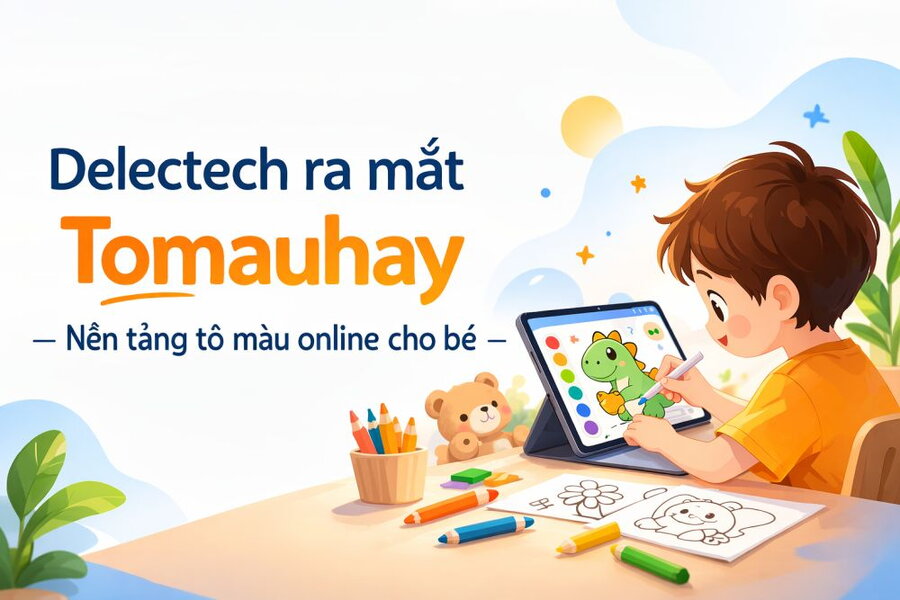 Delectech ra mắt Tô Màu Hay – công cụ tô màu online cho bé